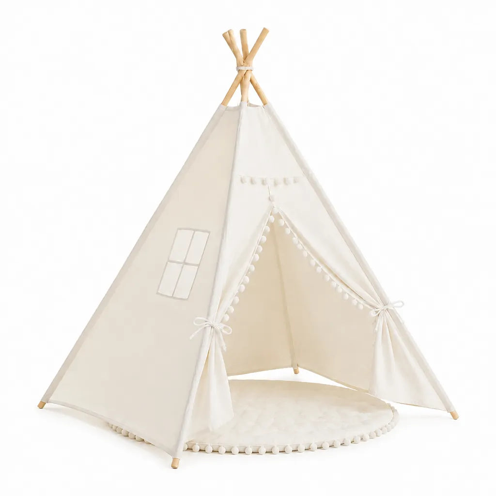 Tepori - Kinder Tipi Spielzelt Faltbar Indoor
