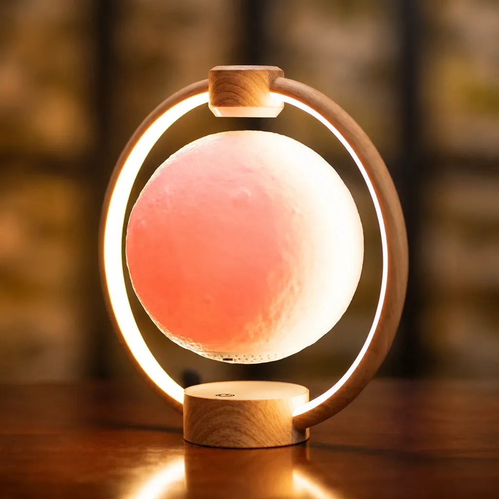 Lunorva - Schwebender LED Mond Bluetooth Lautsprecher