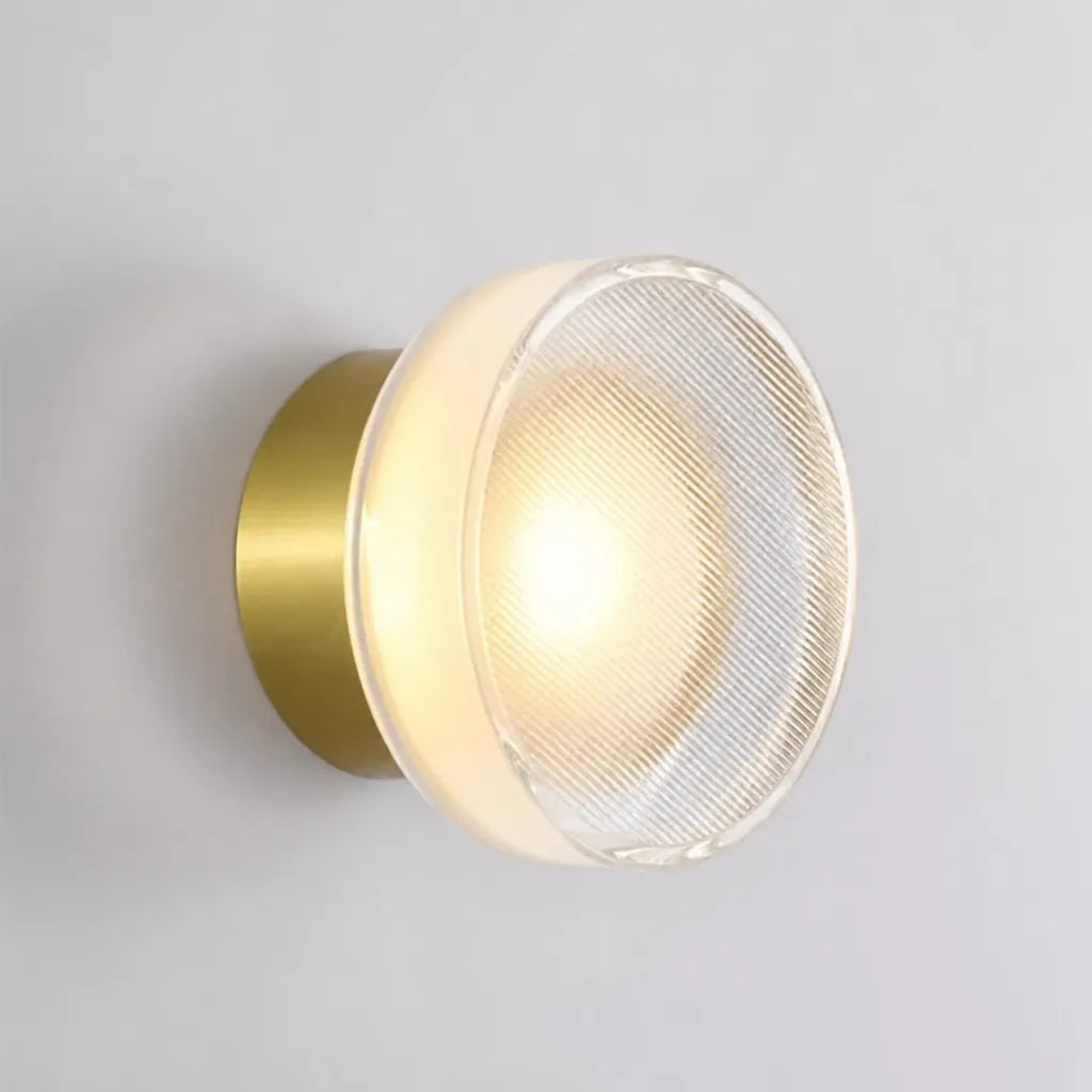 Glowdisc - Dimmbare Runde LED Deckenleuchte - Gold