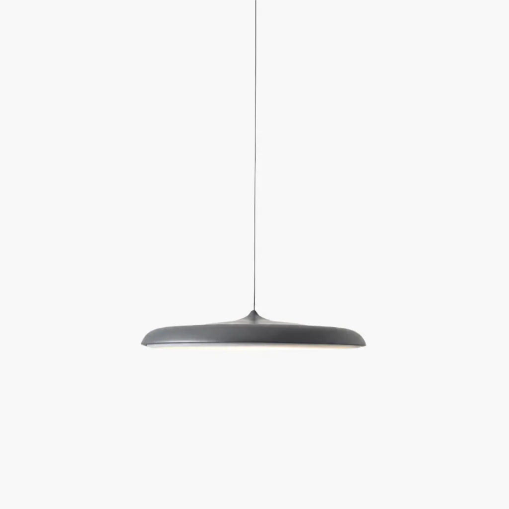 Discara - Flache LED Pendelleuchte Esstisch Skandinavisch - Grau