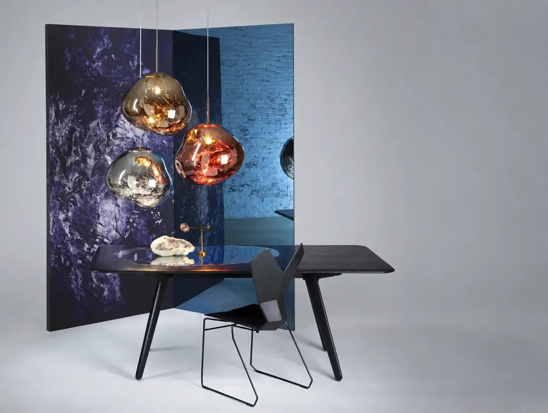 Lavorra - Organische Pendelleuchte Hängelampe Wohnzimmer - Gold