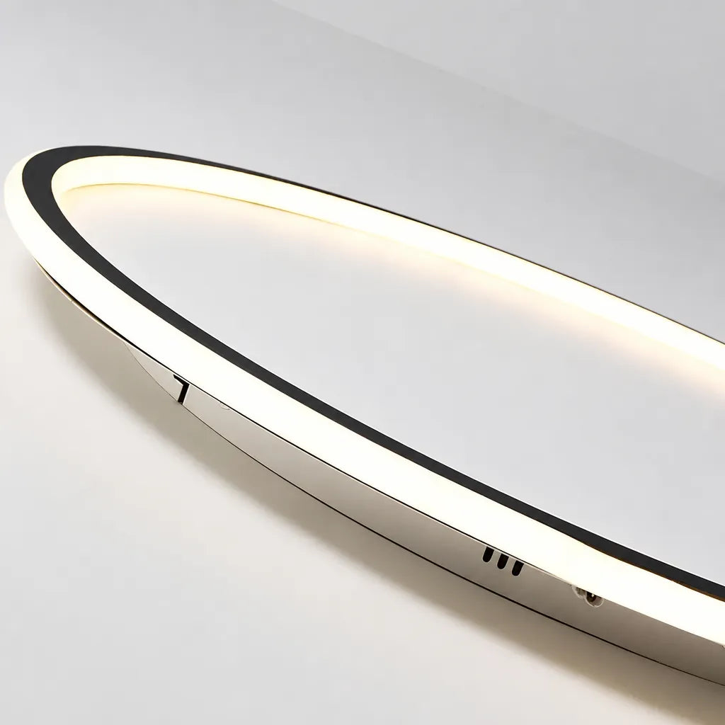Rinova - Runde Ring LED Deckenleuchte Wohnzimmer - Weiß