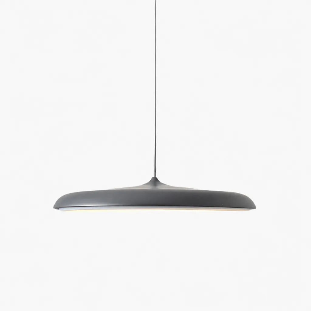 Discara - Flache LED Pendelleuchte Esstisch Skandinavisch - Grau