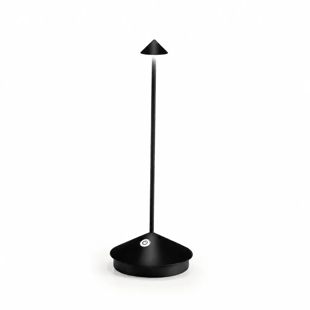 Filaré - Schlanke Kabellose Dimmbare LED Tischlampe - Schwarz