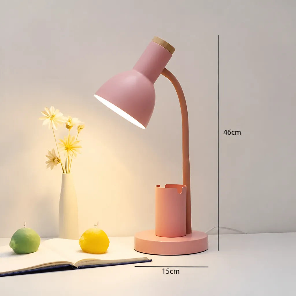 Lumivex - Schreibtischlampe Mit Stiftehalter Schwenkbar
