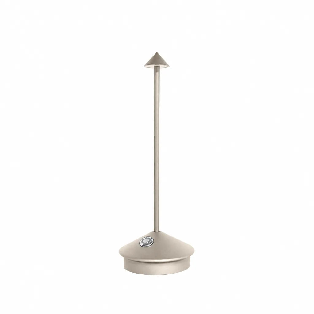 Filaré - Schlanke Kabellose Dimmbare LED Tischlampe - Grau
