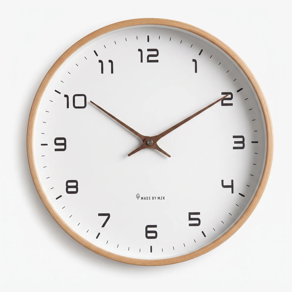 Chronis - Minimalistisch Gestaltete Runde Analoge Wanduhr
