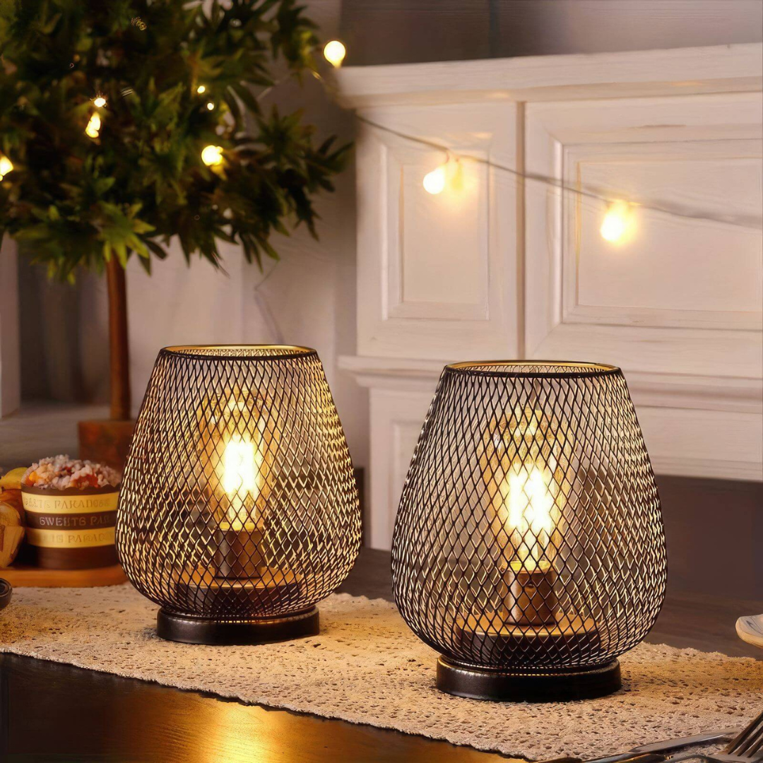 Glowmesh™ - Moderne Kabellose Tischlampe In Netzoptik
