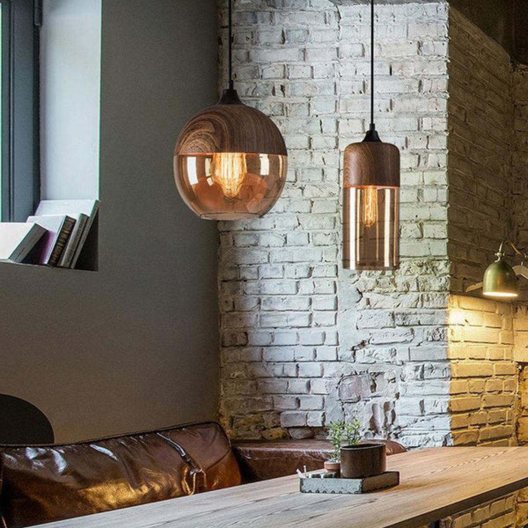 Luminva™ - Skandinavisch Inspirierte Minimalistische Getönte Hängelampe