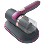 Kompakter Handstaubsauger mit sichtbarem Staubbehälter und ergonomischem Griff