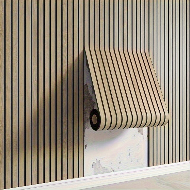 WallVibe™ - Selbstklebende Wandverkleidung In Lamellenoptik
