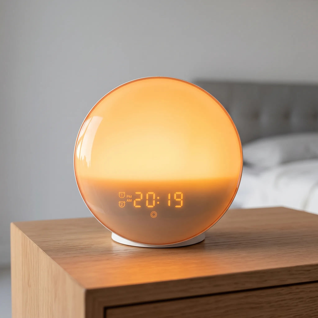 Zennorix - Runder Lichtwecker Mit Digitaler Anzeige