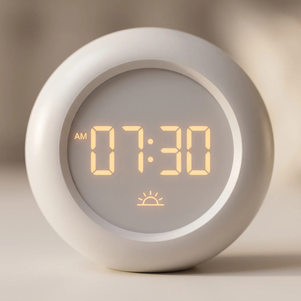 Zennorix™ - Runder Lichtwecker Mit Digitaler Anzeige