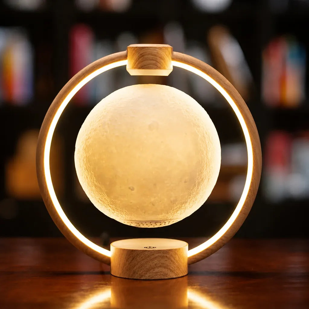 Lunorva - Schwebender LED Mond Bluetooth Lautsprecher