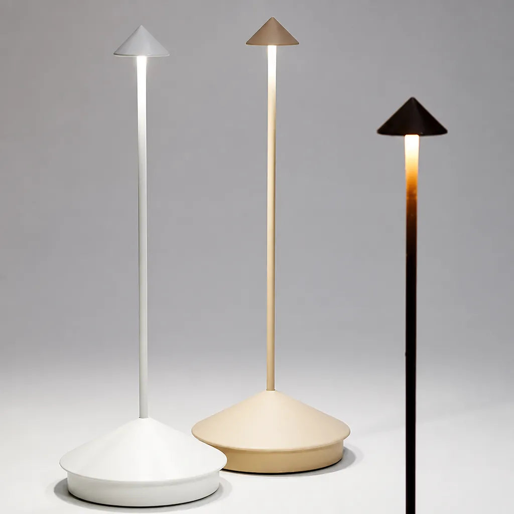 Filaré - Schlanke Kabellose Dimmbare LED Tischlampe - Weiß