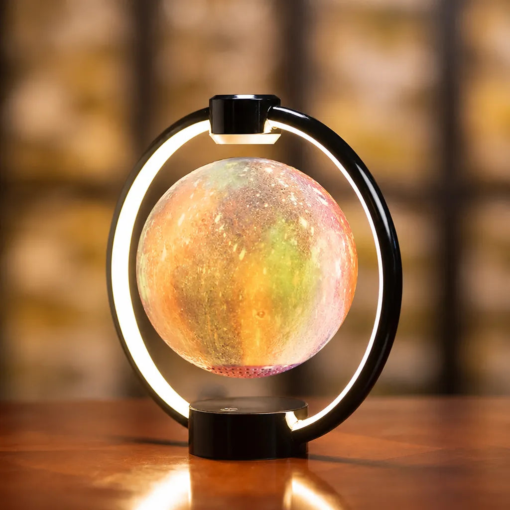 Lunorva - Schwebender LED Mond Bluetooth Lautsprecher