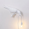 Corvano - Krähen Tischlampe Dekorativ Vogel-Design - Weiß Auf Der Rechten Seite