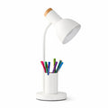 Lumivex - Schreibtischlampe Mit Stiftehalter Schwenkbar - Weiß