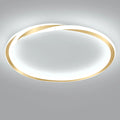Runde LED-Deckenleuchte mit minimalistischem Ringdesign