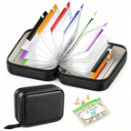 Tabletten-Organizer-Etui mit 14 transparenten Fächern und Reißverschluss